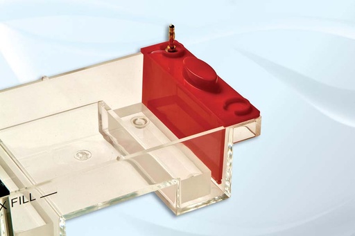 [Eletro3ks177] Buffer saver blocks for MultiSUB Maxi Horizontal Gel Unit, Saves 450ml of Buffer
